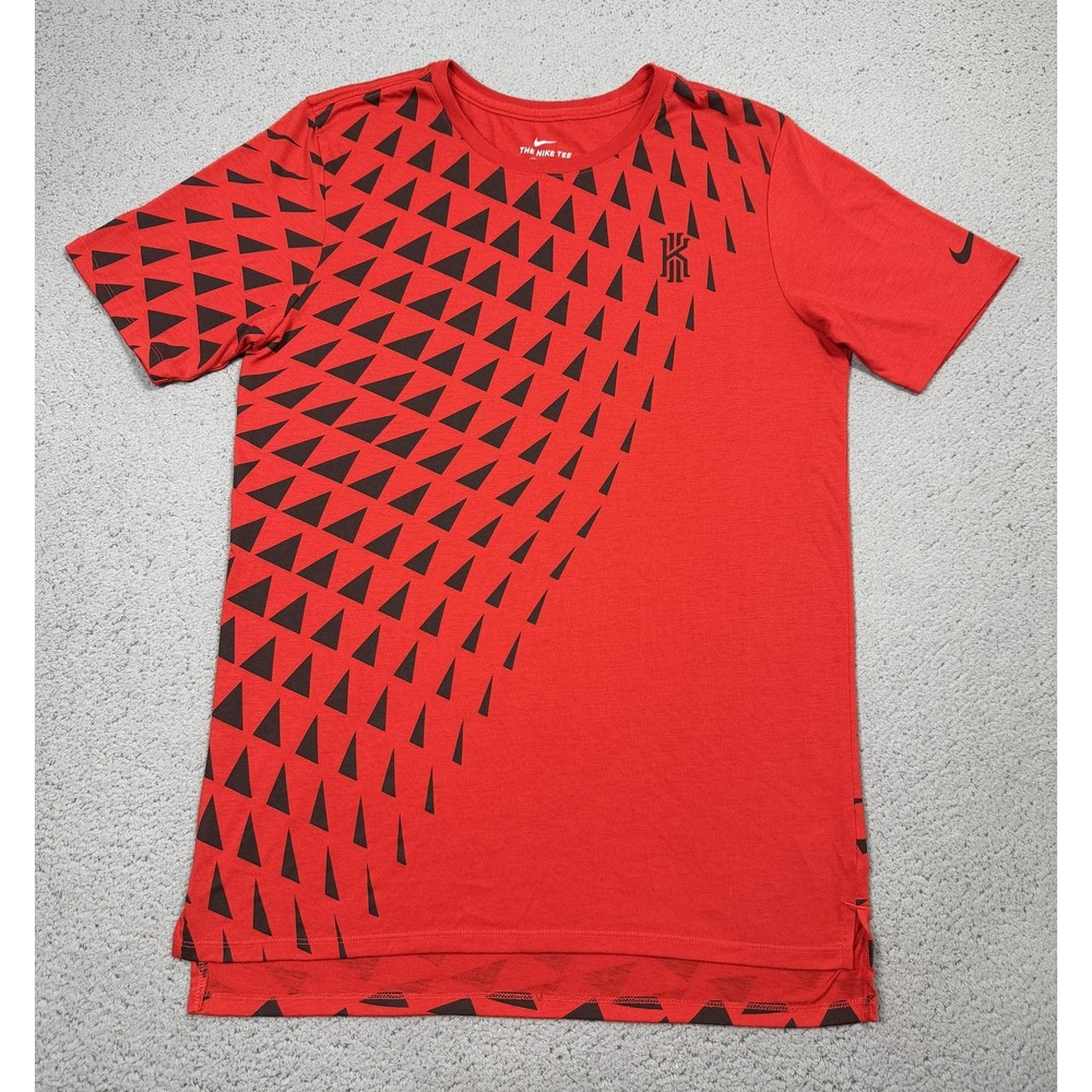 Nike Kyrie Irving Dri-FIT Shirt Mens Small Red Short Sleeve Basketball Top